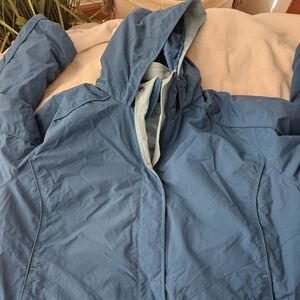 L.L. Bean Light Blue Fleece Jacketbea-EUC
